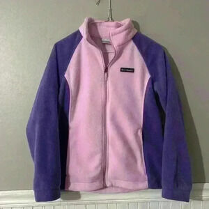 Columbia Youth Zip Up Fleece Jacket. Youth Size L (14-16). Like New.